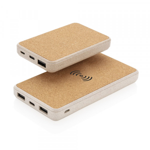 Kork und Weizen 8.000 mAh Wireless Powerbank